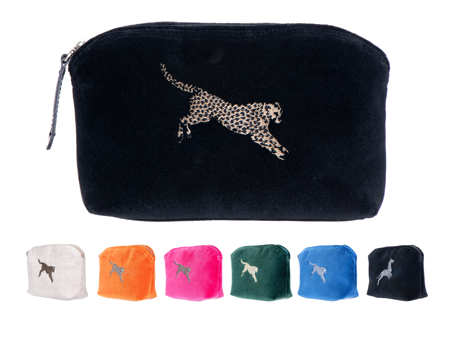 Leaping Cheetah and Zebra Pockets